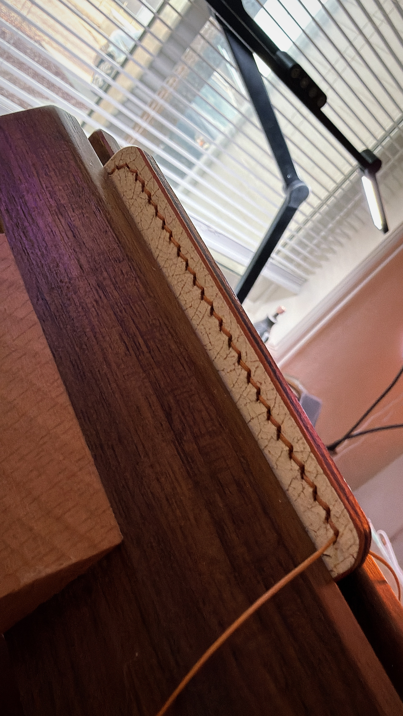 Handcrafted leather work