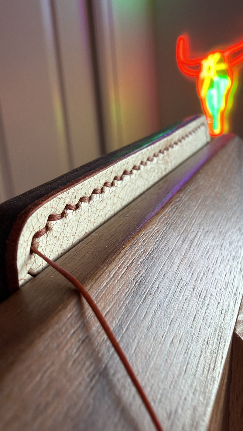 Custom leather wallet